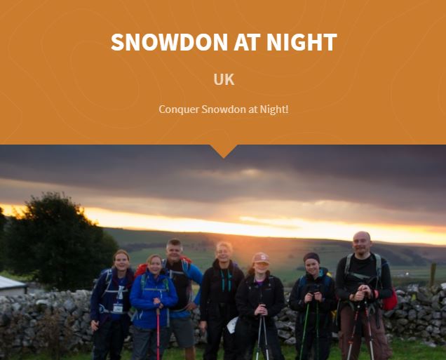 Snowdon at night